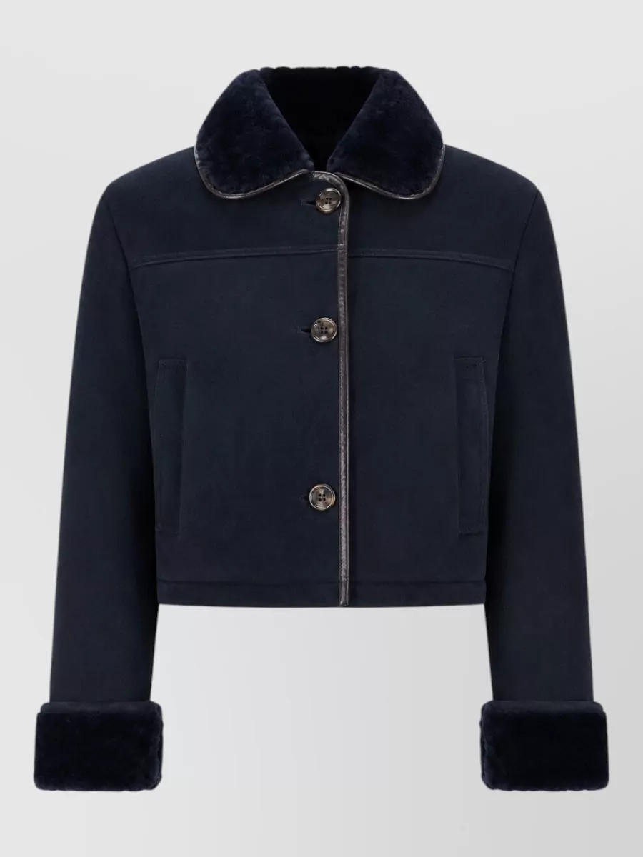 La Rose shearling jacket
