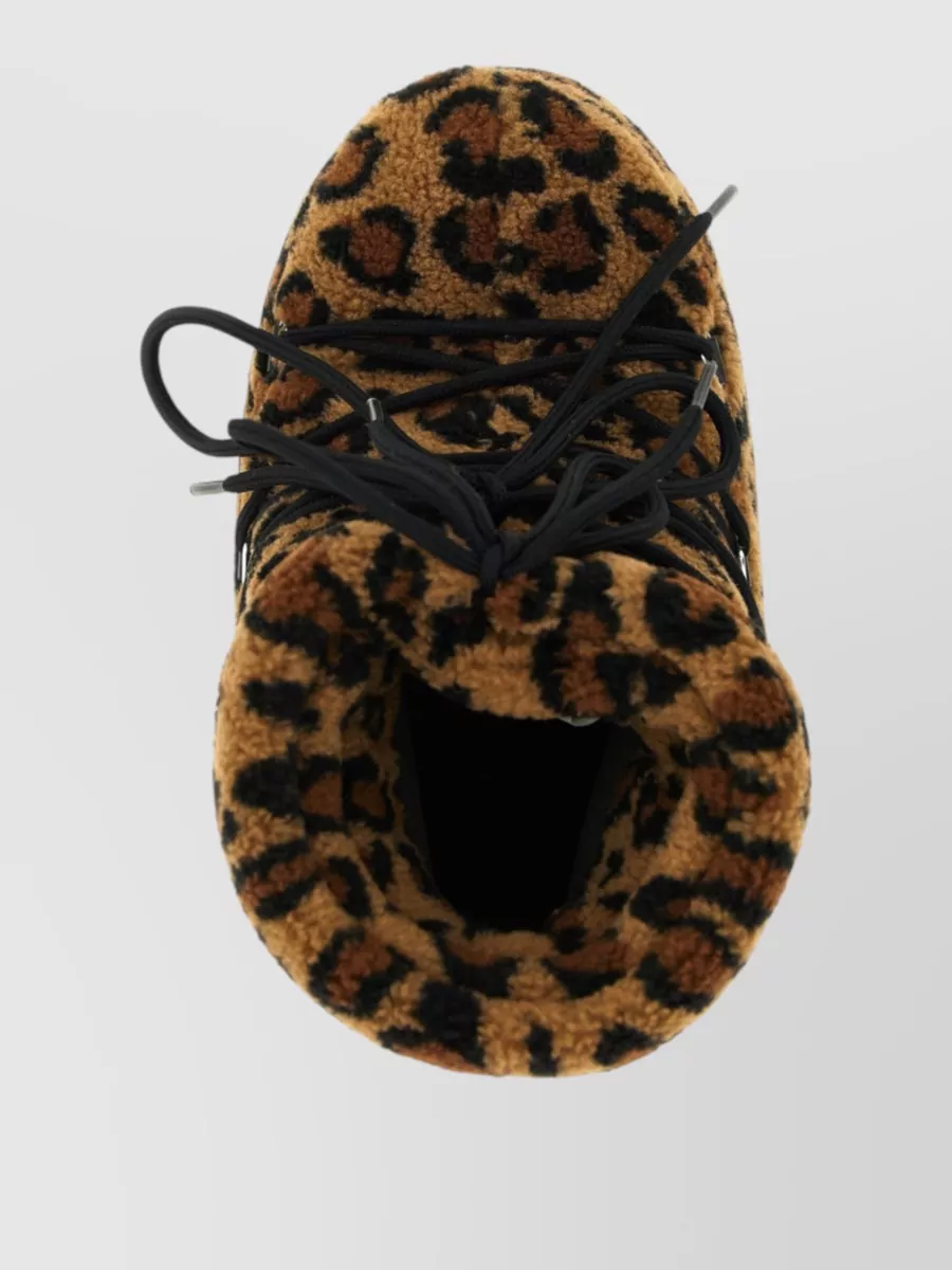 Moon Boot Animal-Print Ankle Boots