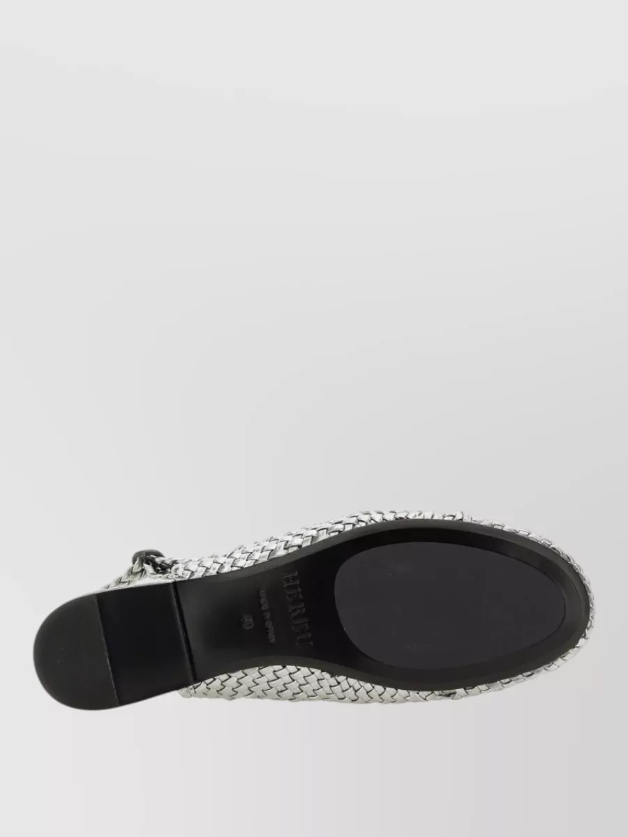 Hereu Leather Ballerina Flats