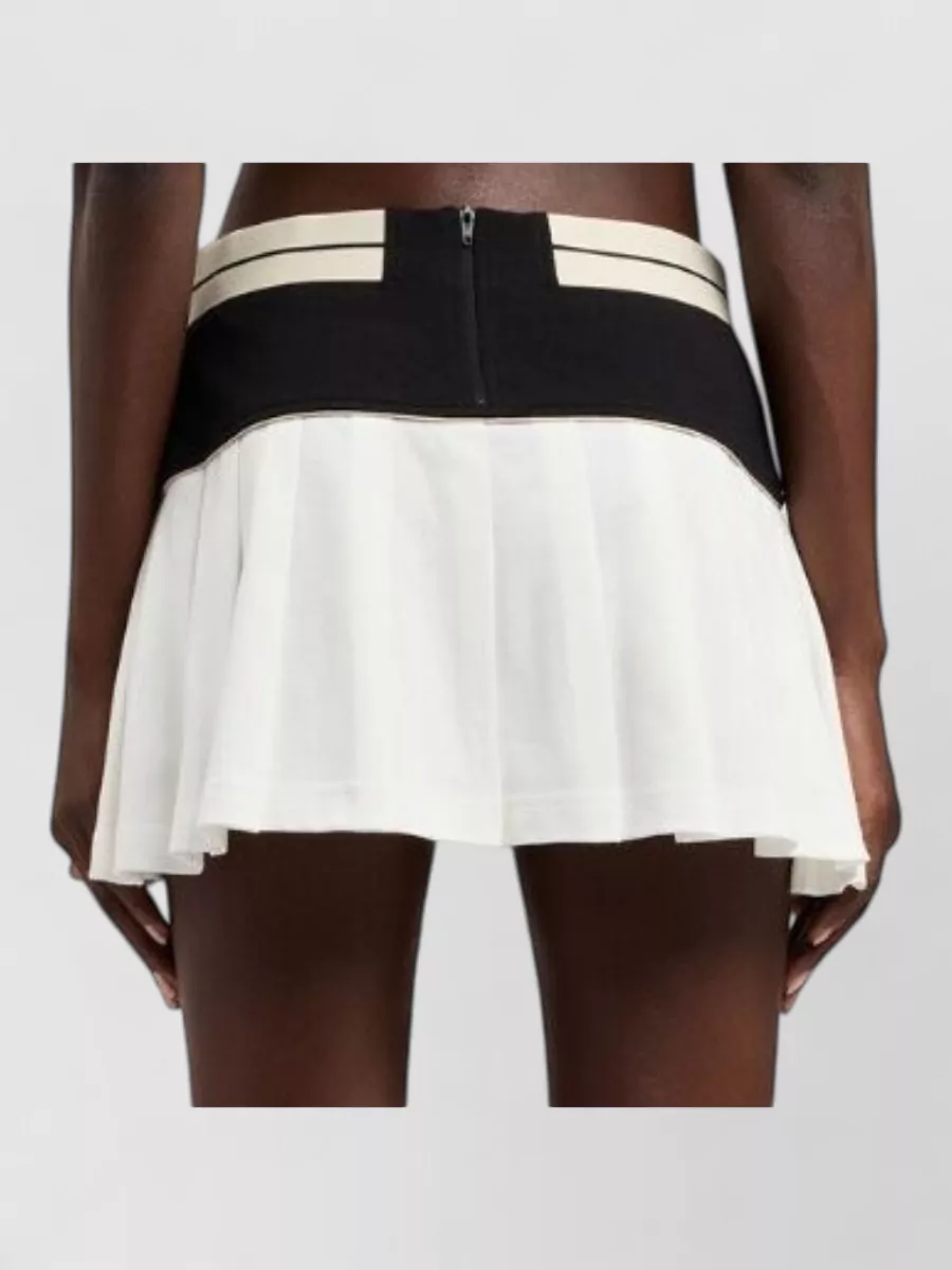Palm Angels Pleated Mini Shorts