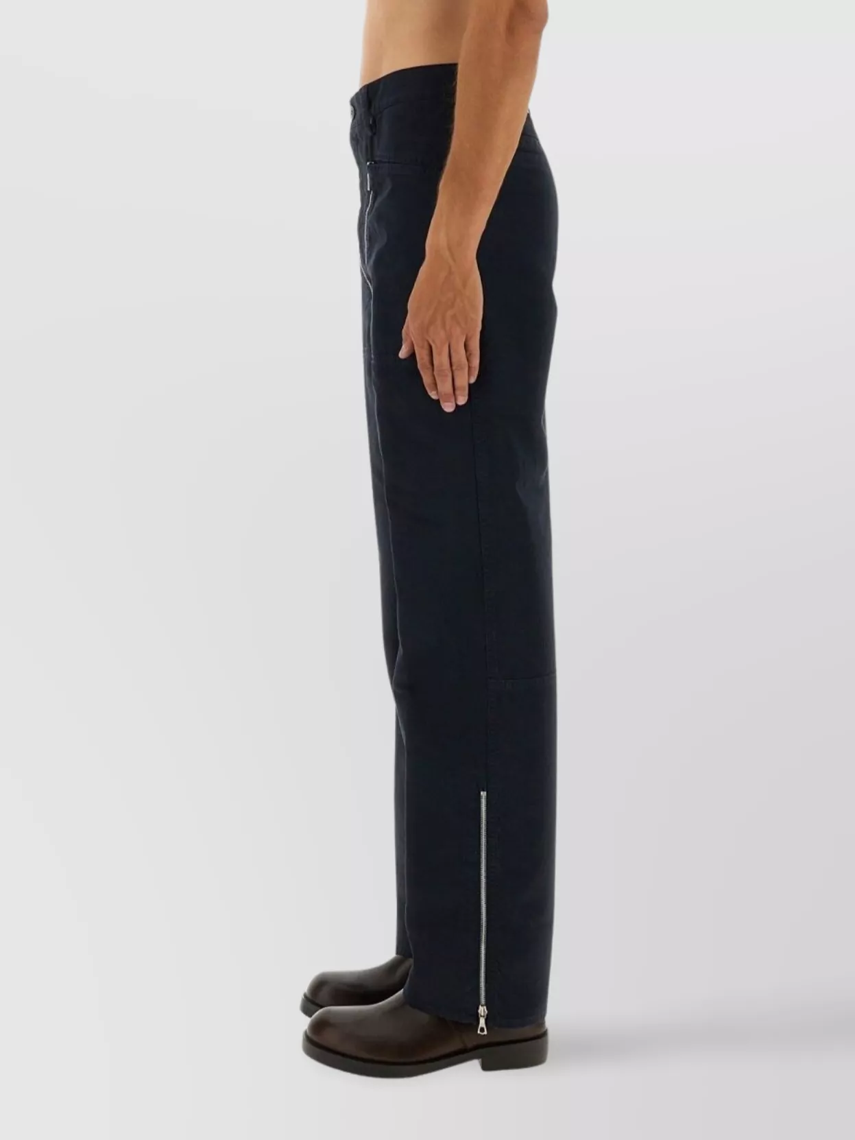 Dries Van Noten Zipper Detail Trousers And Pockets