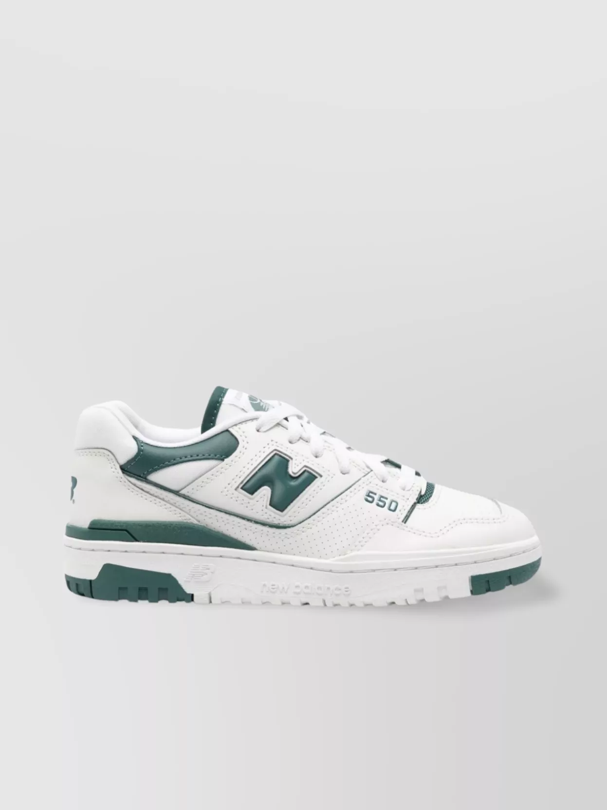 New Balance Leather Sneakers With Panelled Design And Rubber Sole