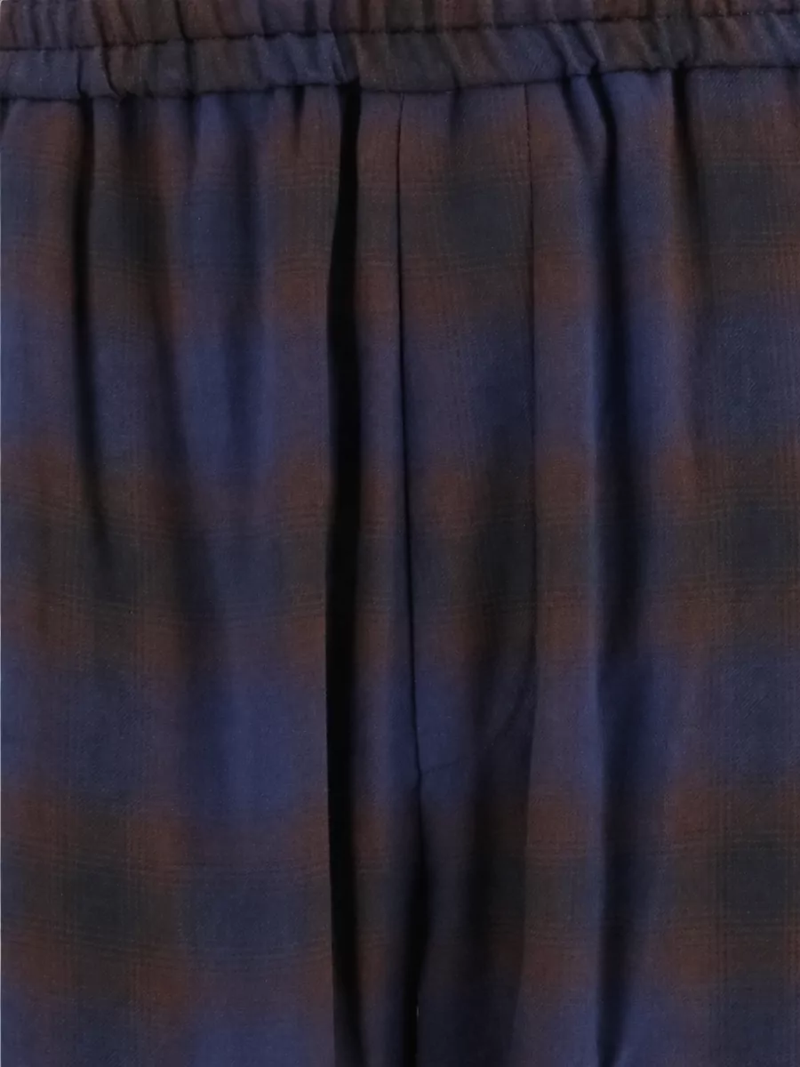 Dries Van Noten Checked Wide-Leg Trousers
