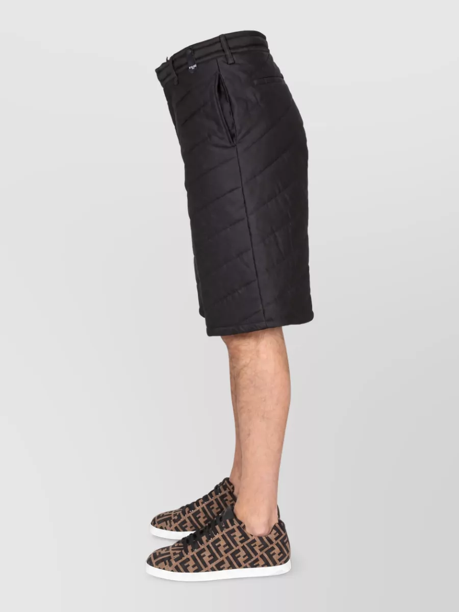 Fendi Wool Cropped Trousers