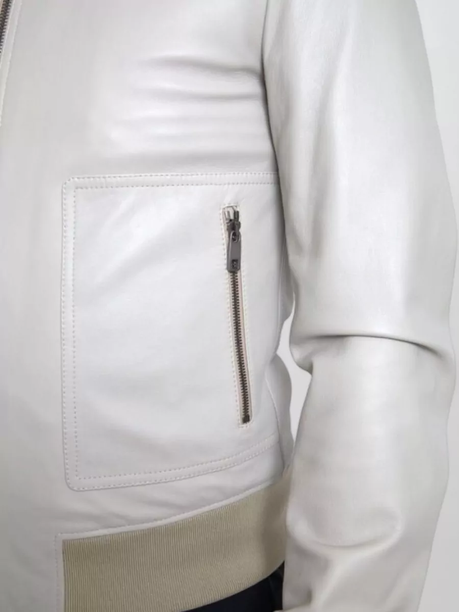 Dolce&Gabbana Leather Bomber Jacket