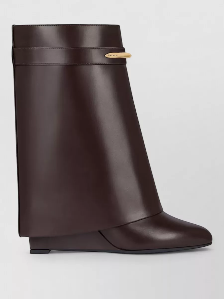 Givenchy leather wedge ankle boots