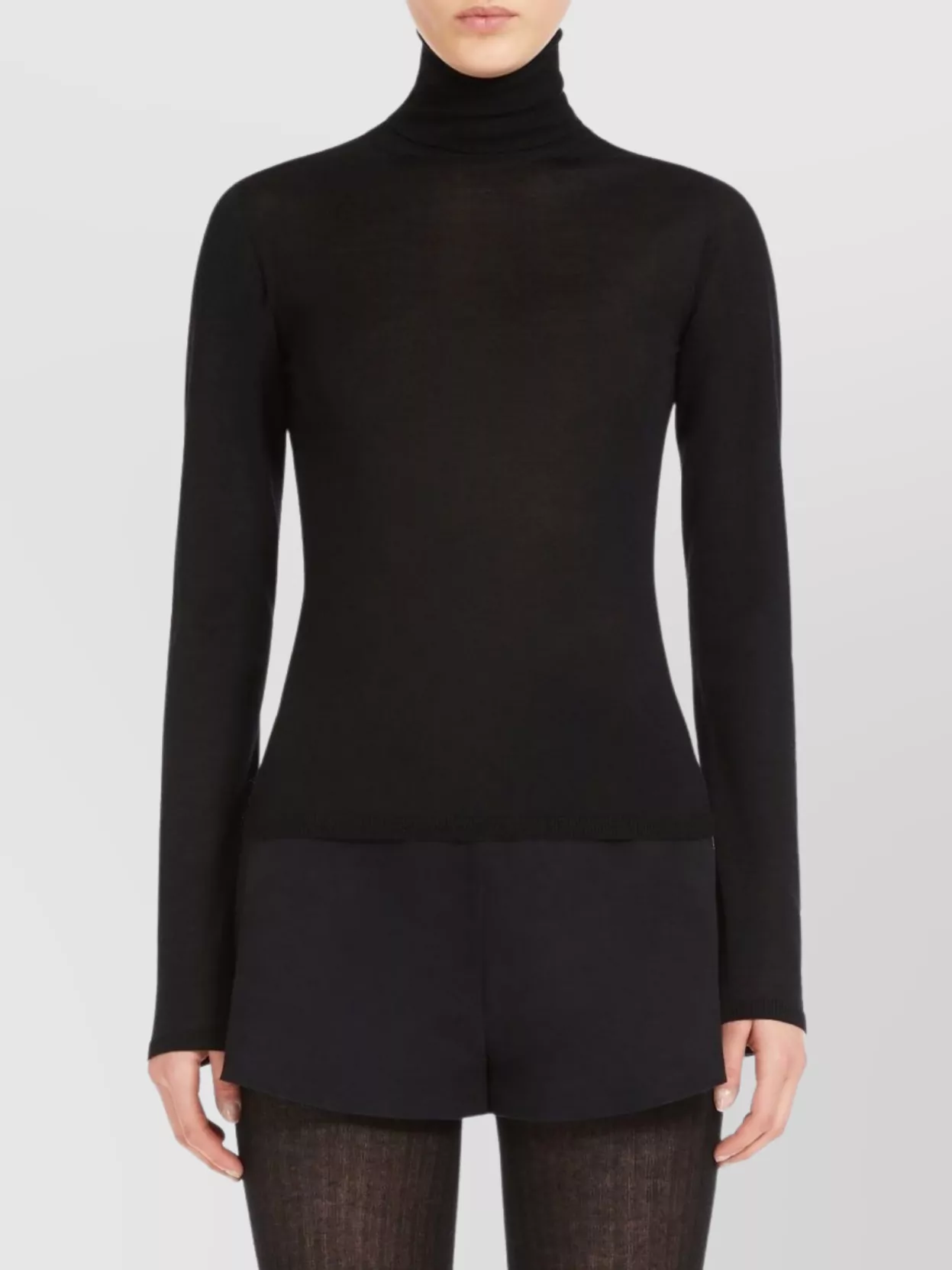 Max Mara Adda Cashmere Yarn Turtleneck