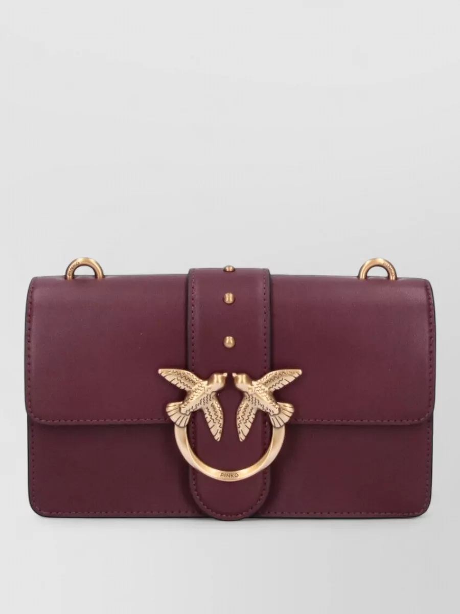Pinko love bag leather clutch bag