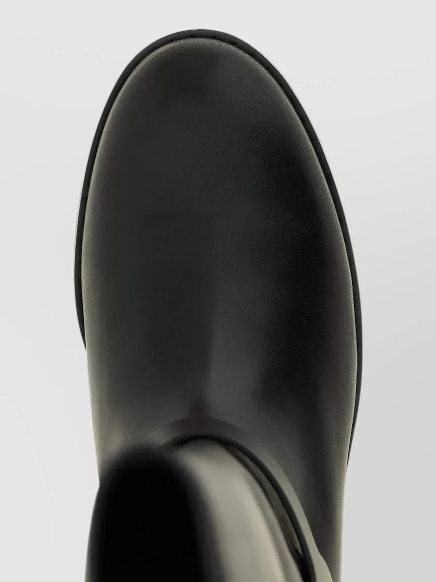 Pinko Leather Knee-High Boots