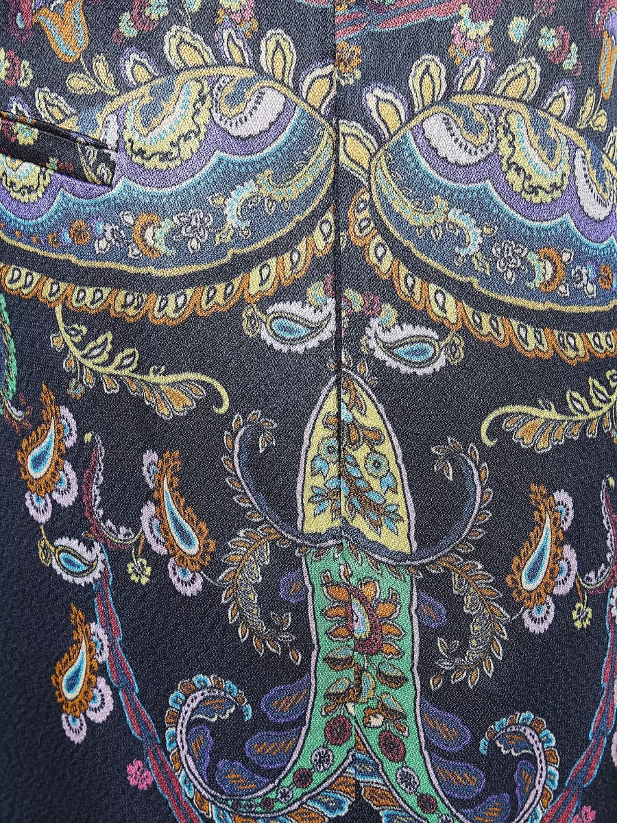 Etro Printed High-Rise Wide-Leg Trousers