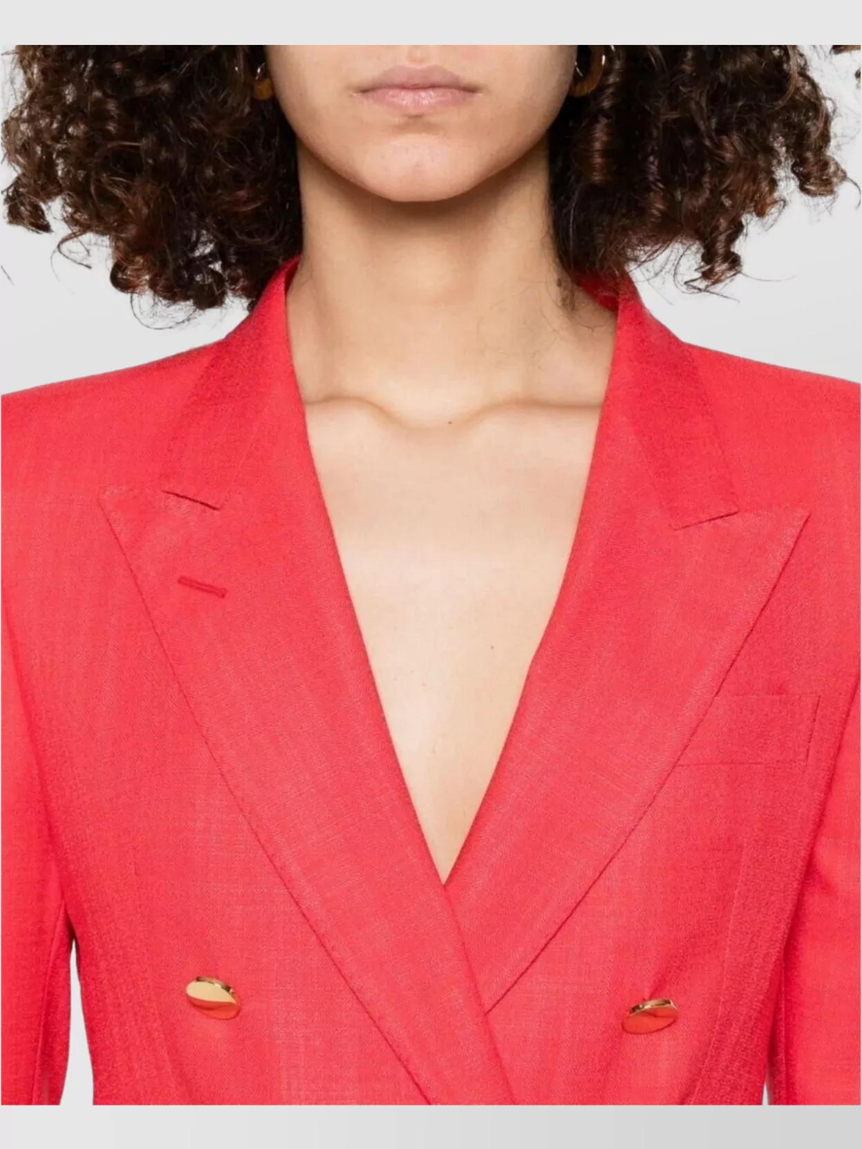 Tagliatore Women's Double-Breasted Jacket Gold Buttons