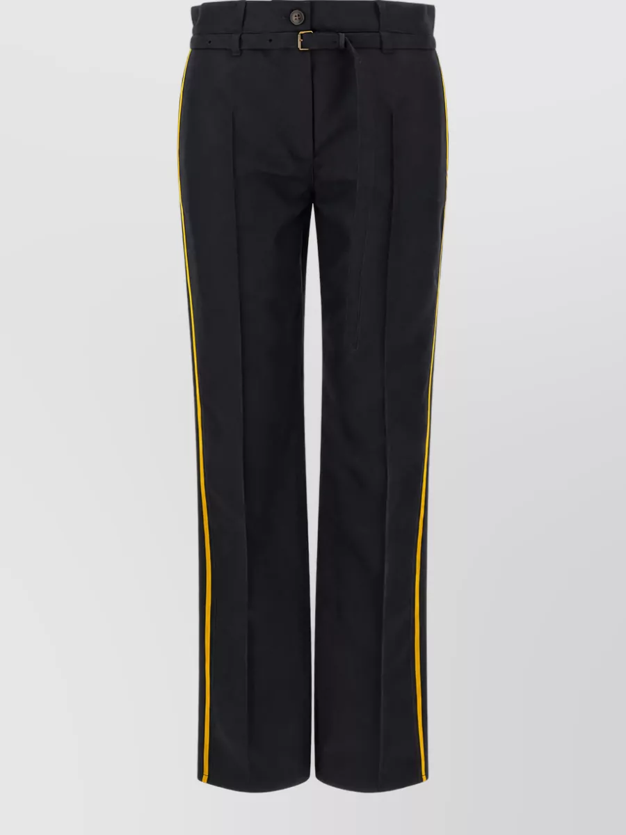 Dries Van Noten Wool straight-leg tailored trousers