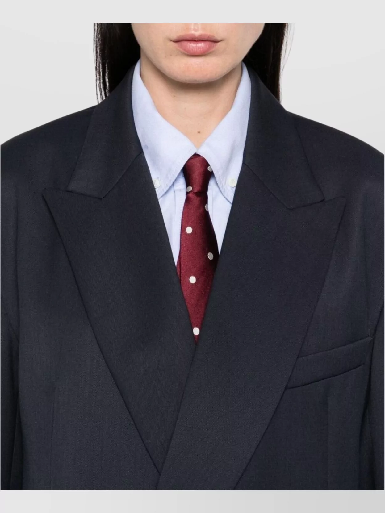The Frankie Shop Peak Lapels Tailored Blazer