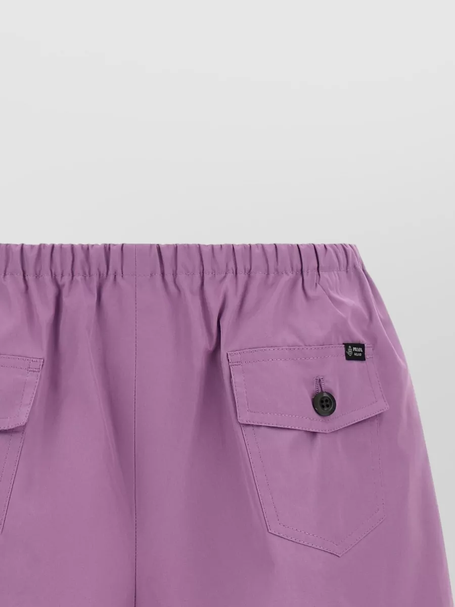 Prada Cotton Poplin Shorts