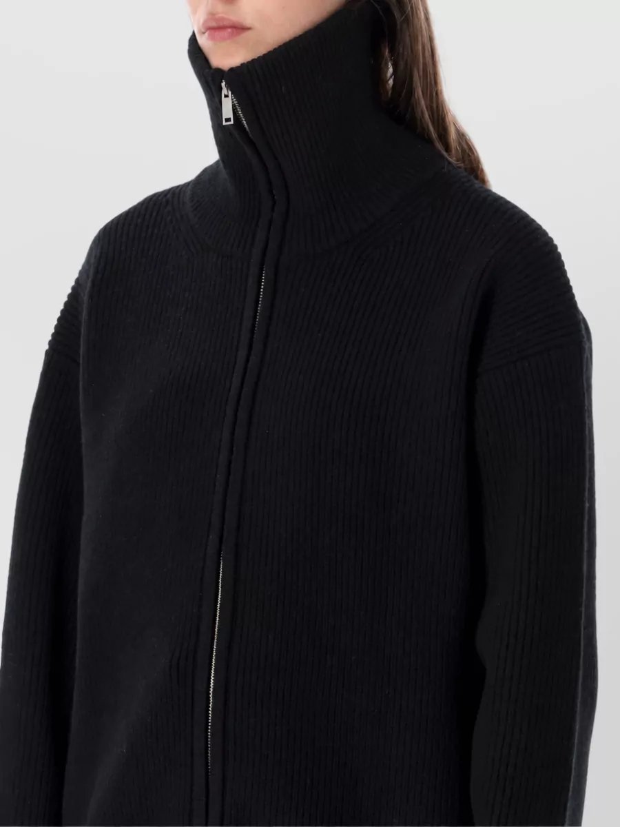 Studio Nicholson Merino Wool Zip Cardigan