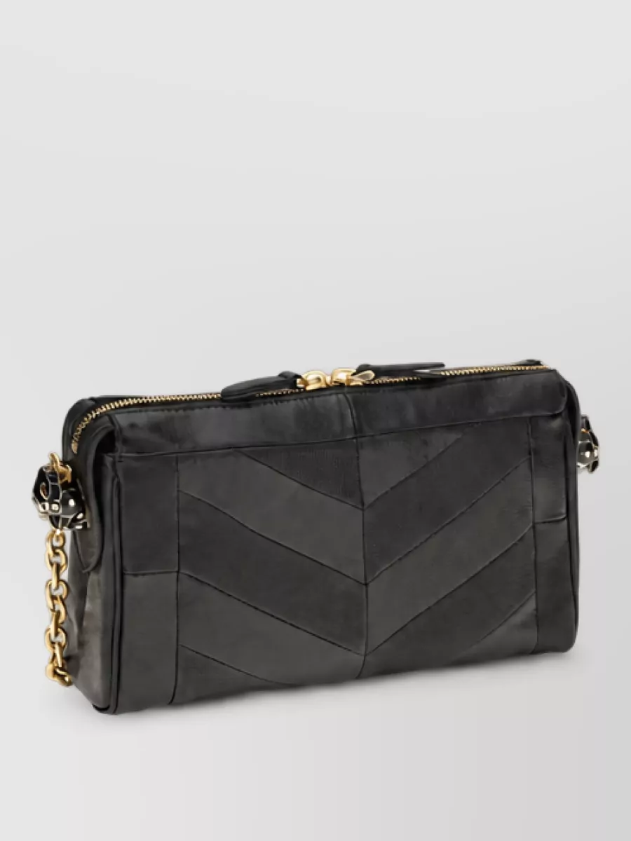 Valentino Garavani Panthea Small Nappa Leather Clutch Bag
