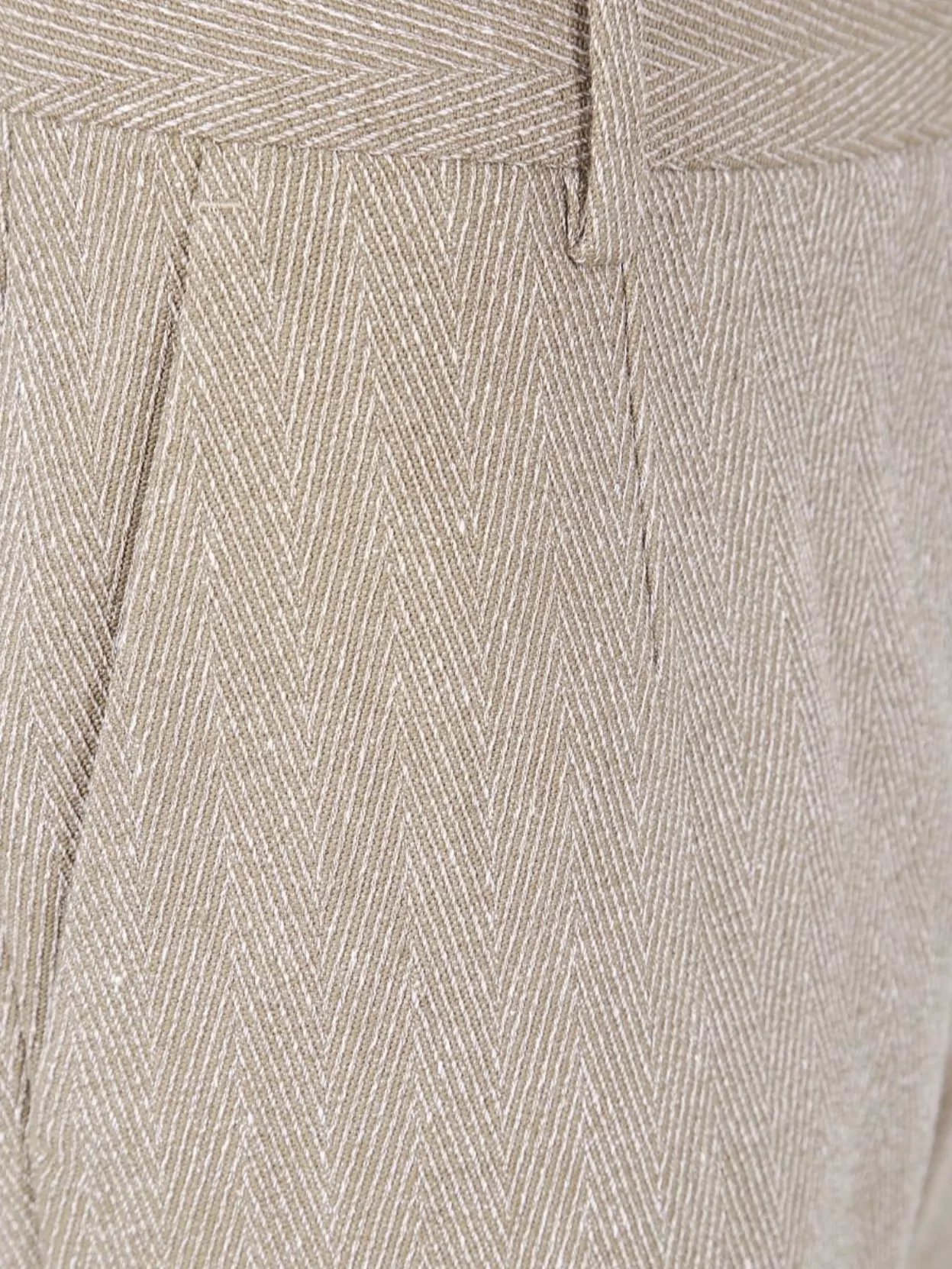 Golden Goose "Journey" Man's Straight Pant Tailoring Chevronne
