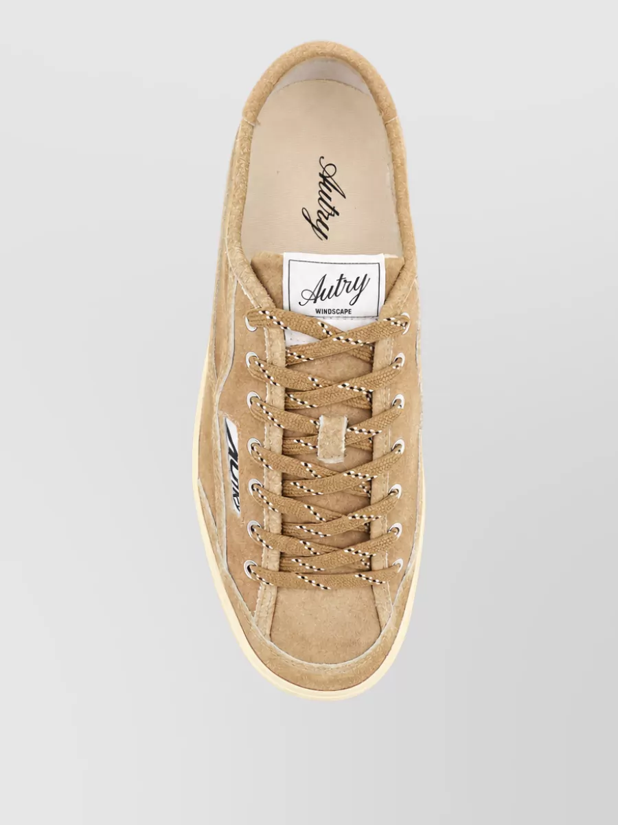 Autry Suede Low-Top Lace-Up Sneakers