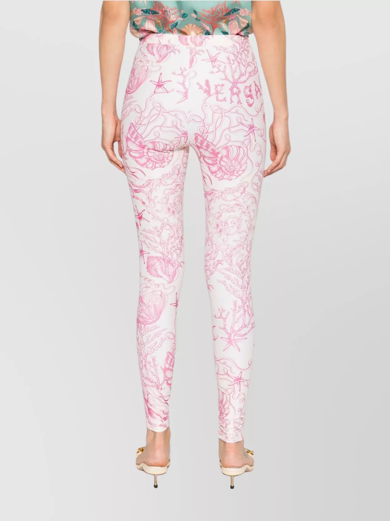 Versace Baroque Underwater Lycra Leggings