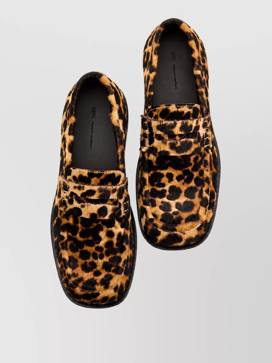 Ami Paris Leather Mules