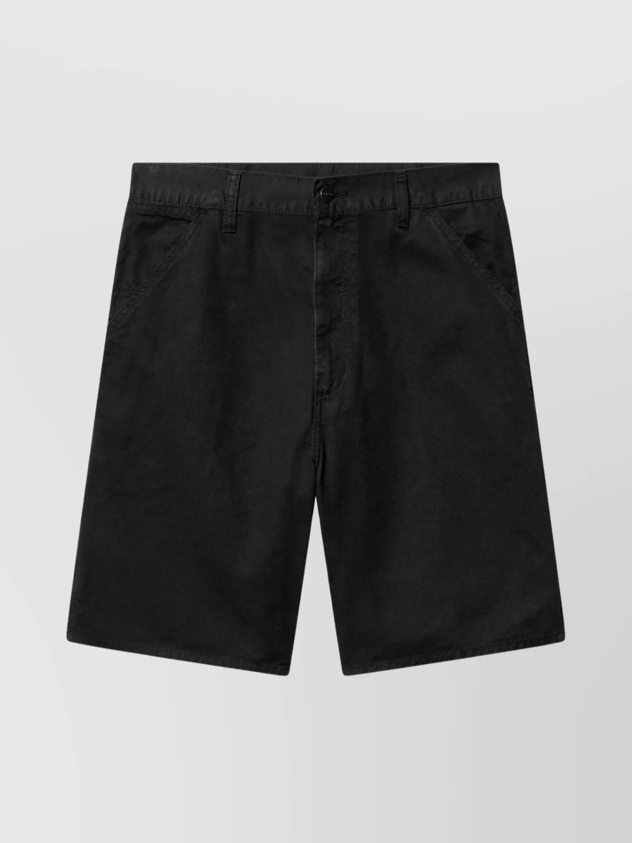 Carhartt Knee Short With Belt Loops And Multiple Pockets In Black