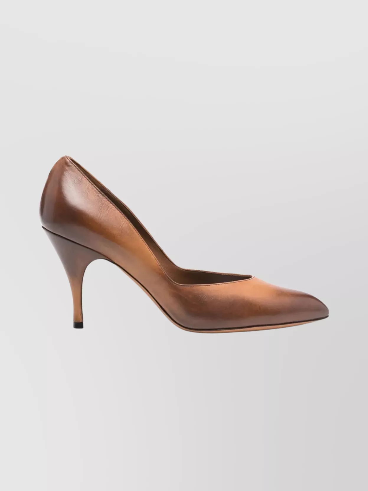 Miu Miu Vintage Leather Pointed Toe Pumps