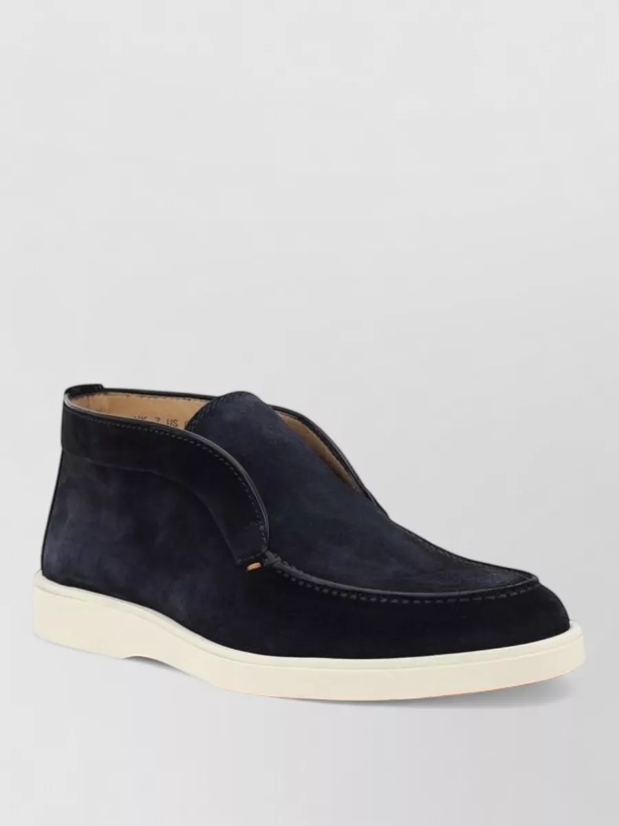 Santoni leather ankle boots