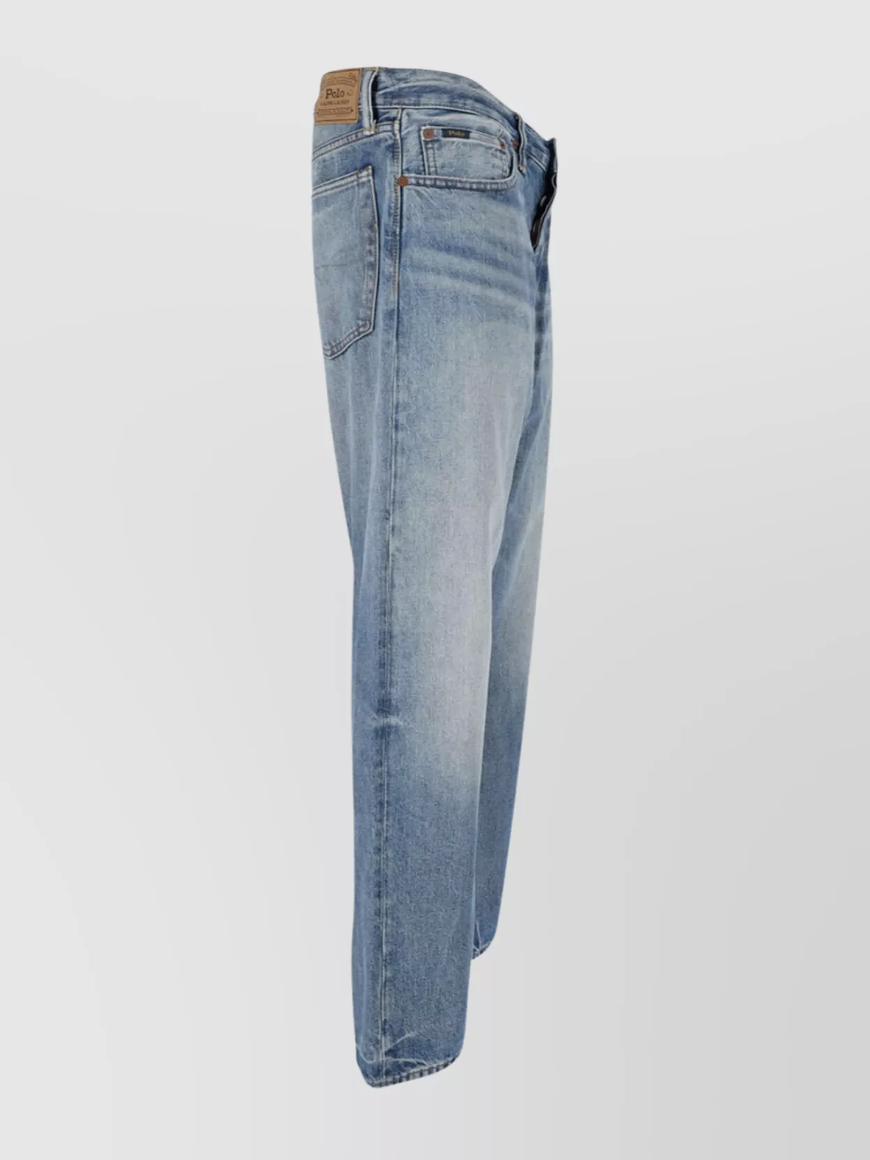 Polo Ralph Lauren Straight Leg Trousers With Belt Loops