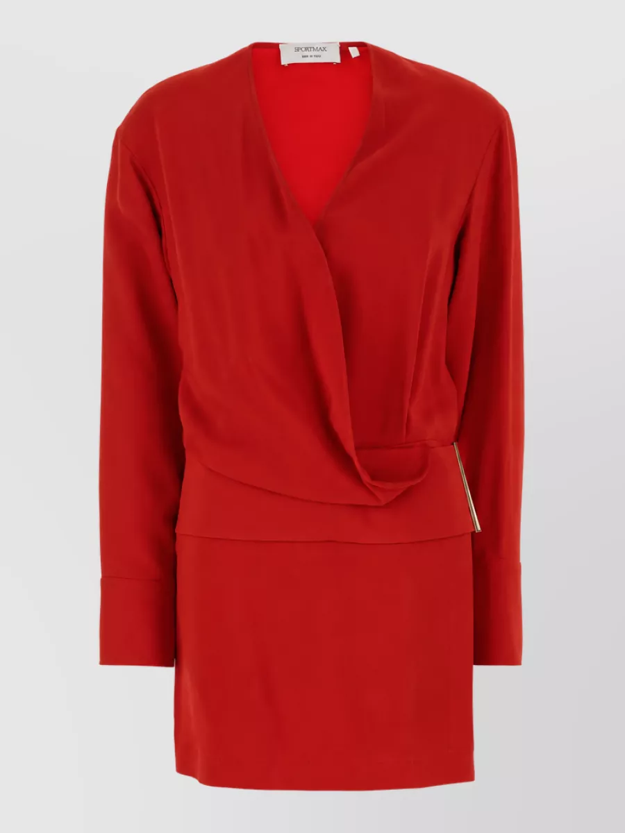 Sportmax crepe mini dress