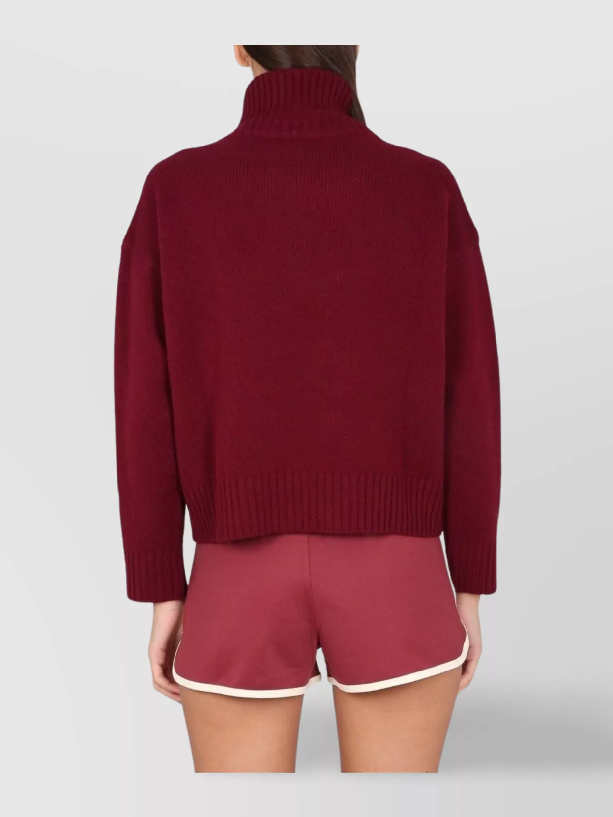 Sporty & Rich High Neck Knit Top