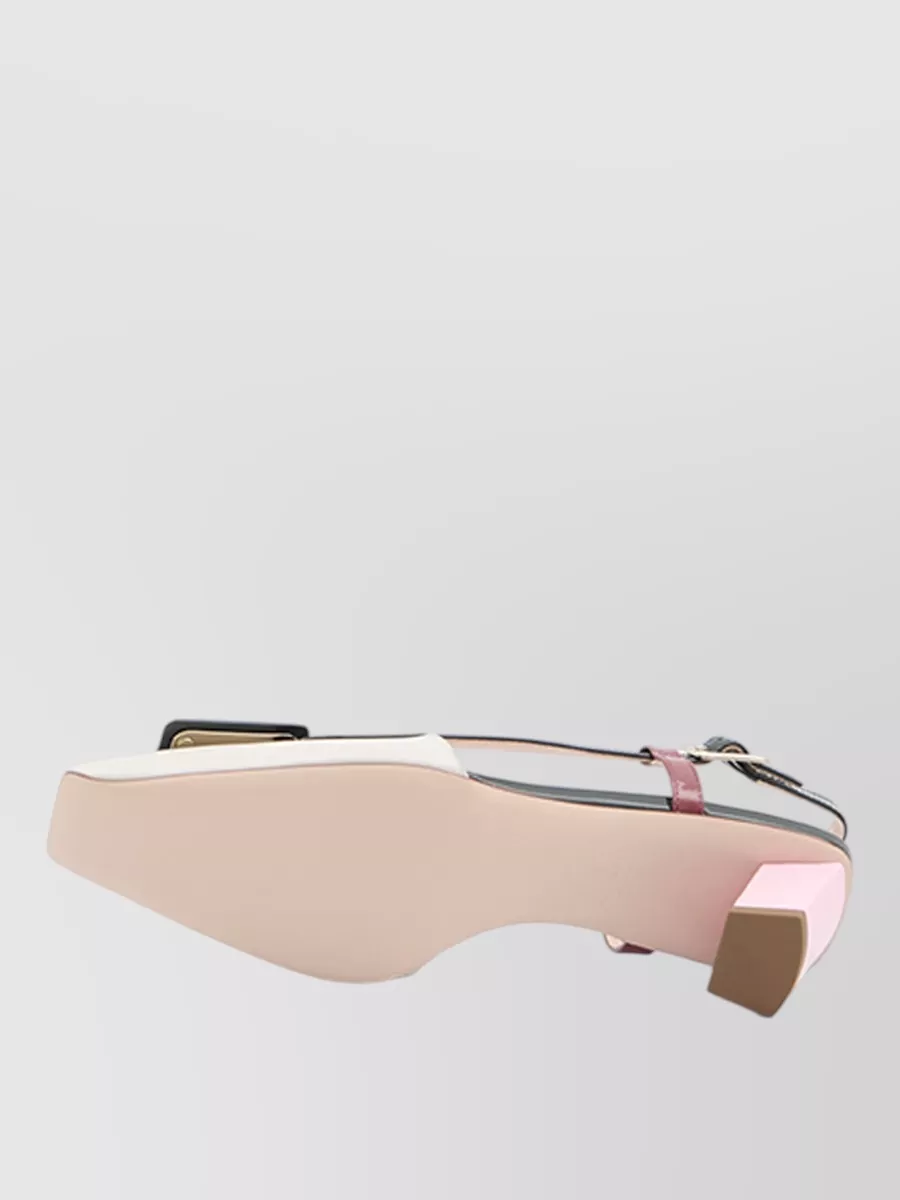 Roger Vivier Belle Vivier Slingback Pumps Leather Sole