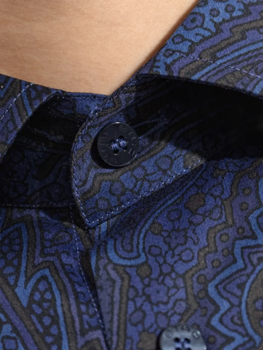 Etro Cotton Printed Long-Sleeve Shirt