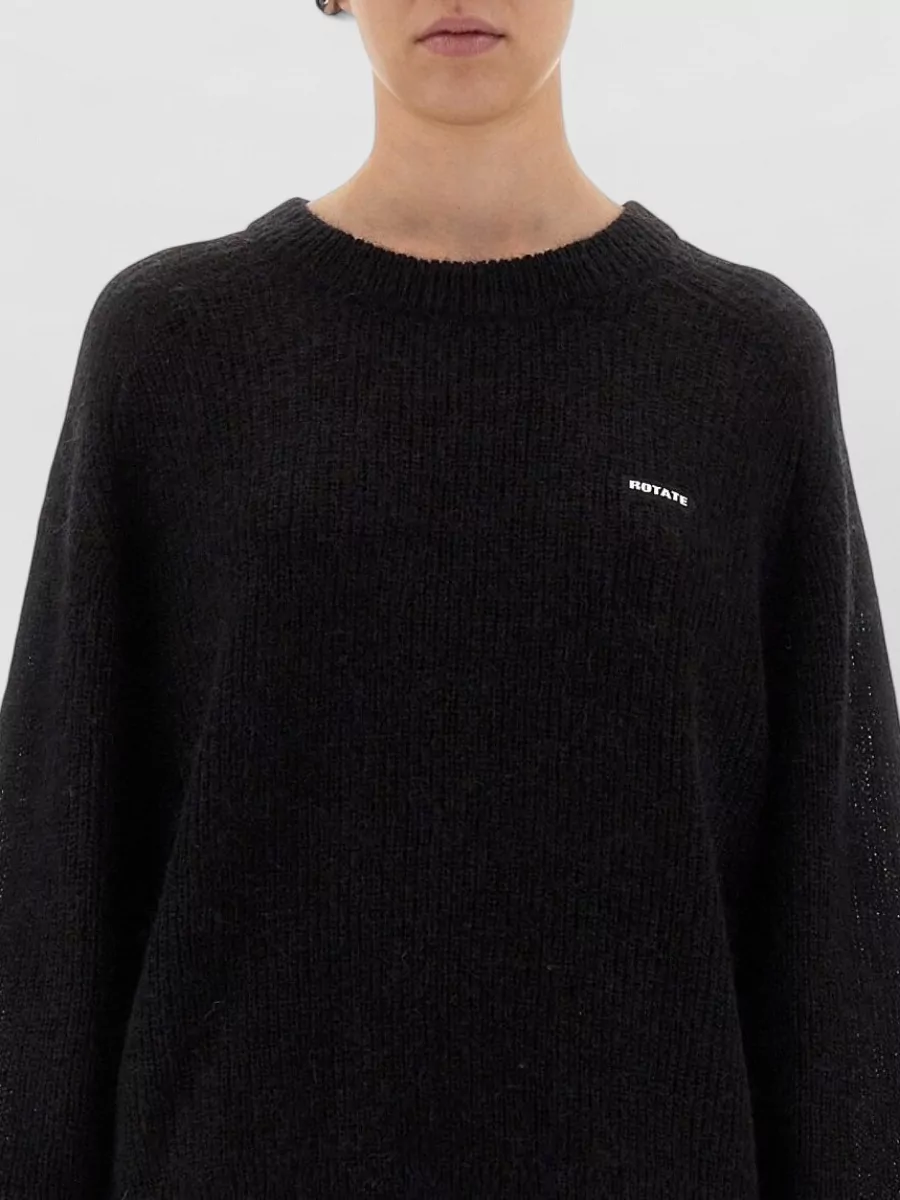 Rotate Birger Christensen Logo-Jacquard Sweatshirt