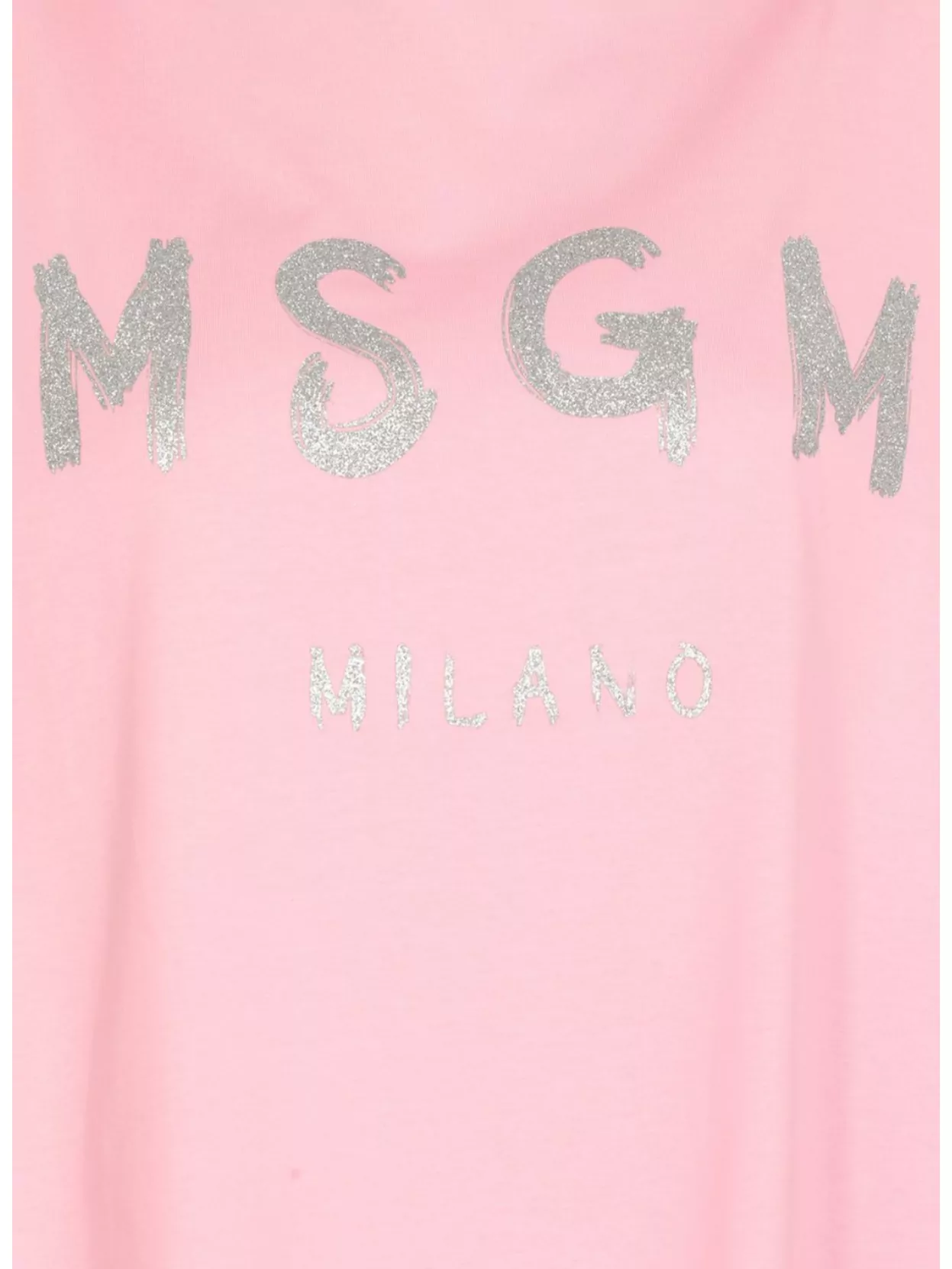Msgm Cotton Knee Length Dress With Flared Hem