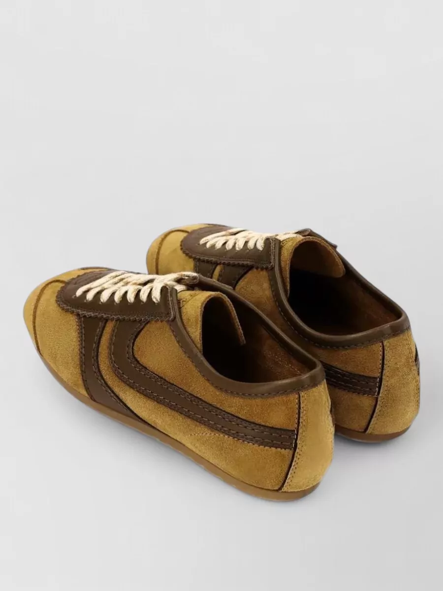 Dries Van Noten Suede Low-Top Sneakers