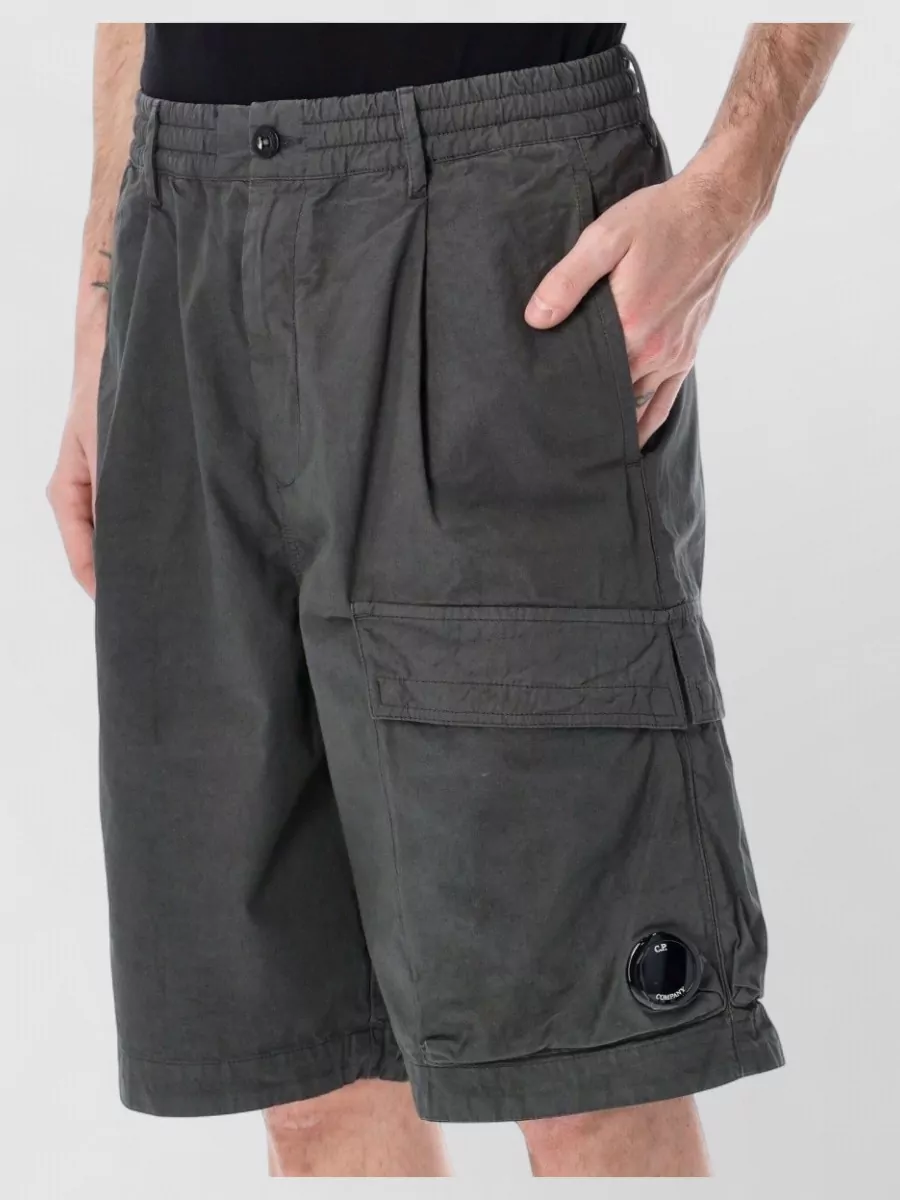 C.p. Company Lens Detail Cargo Shorts Relaxed Fit