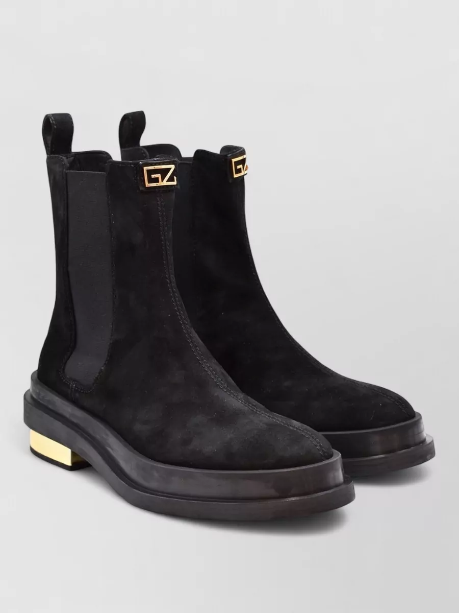 Giuseppe Zanotti suede leather ankle boots