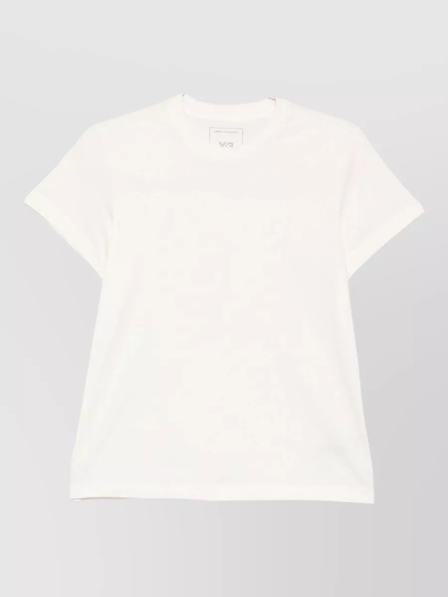Y-3 logo cotton t-shirt