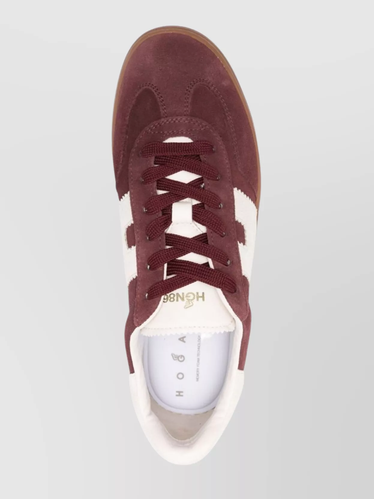 Hogan Stylish Leather Sneakers Suede Finish In Red