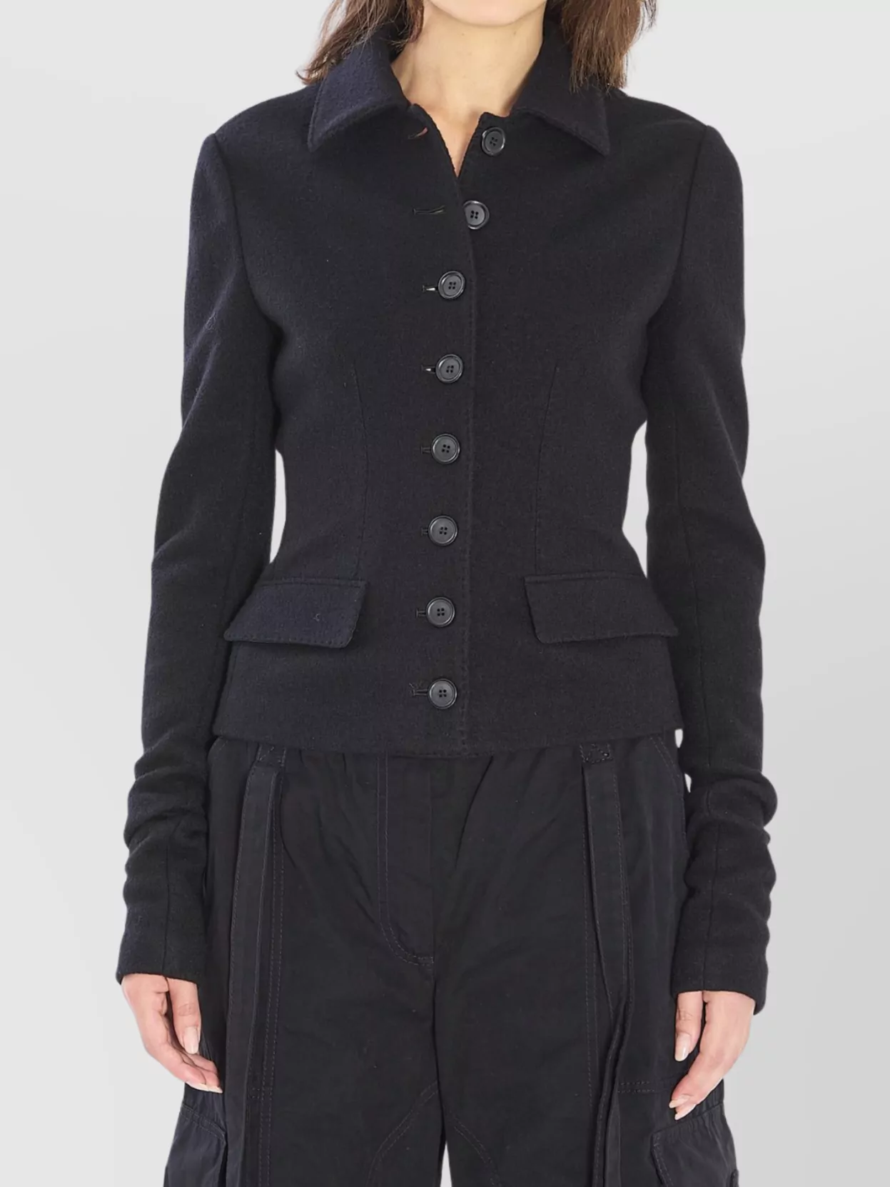 Dolce&Gabbana Tailored Wool Jacket Flap Pockets