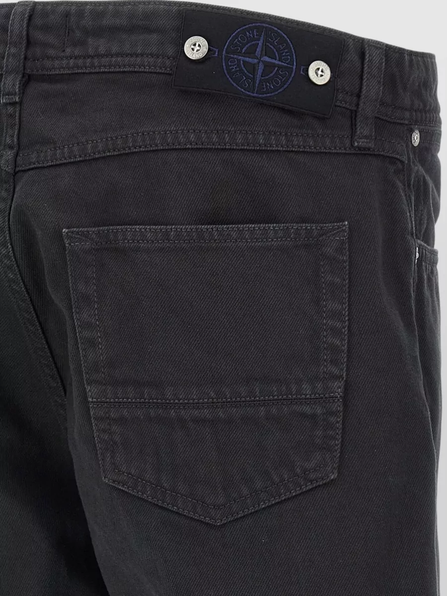 Stone Island Denim Trousers Regular Fit Belt Loops
