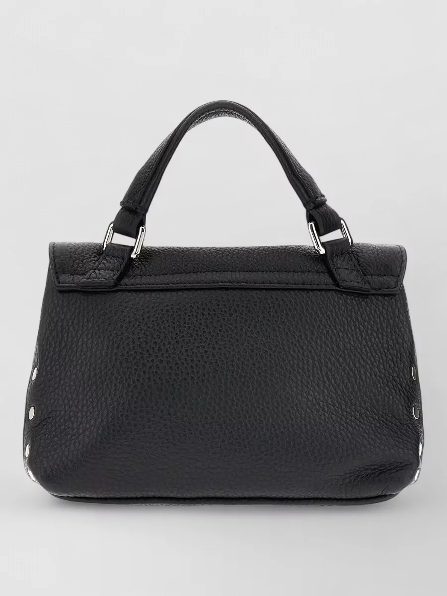 Zanellato Leather Top Handle Tote Bag