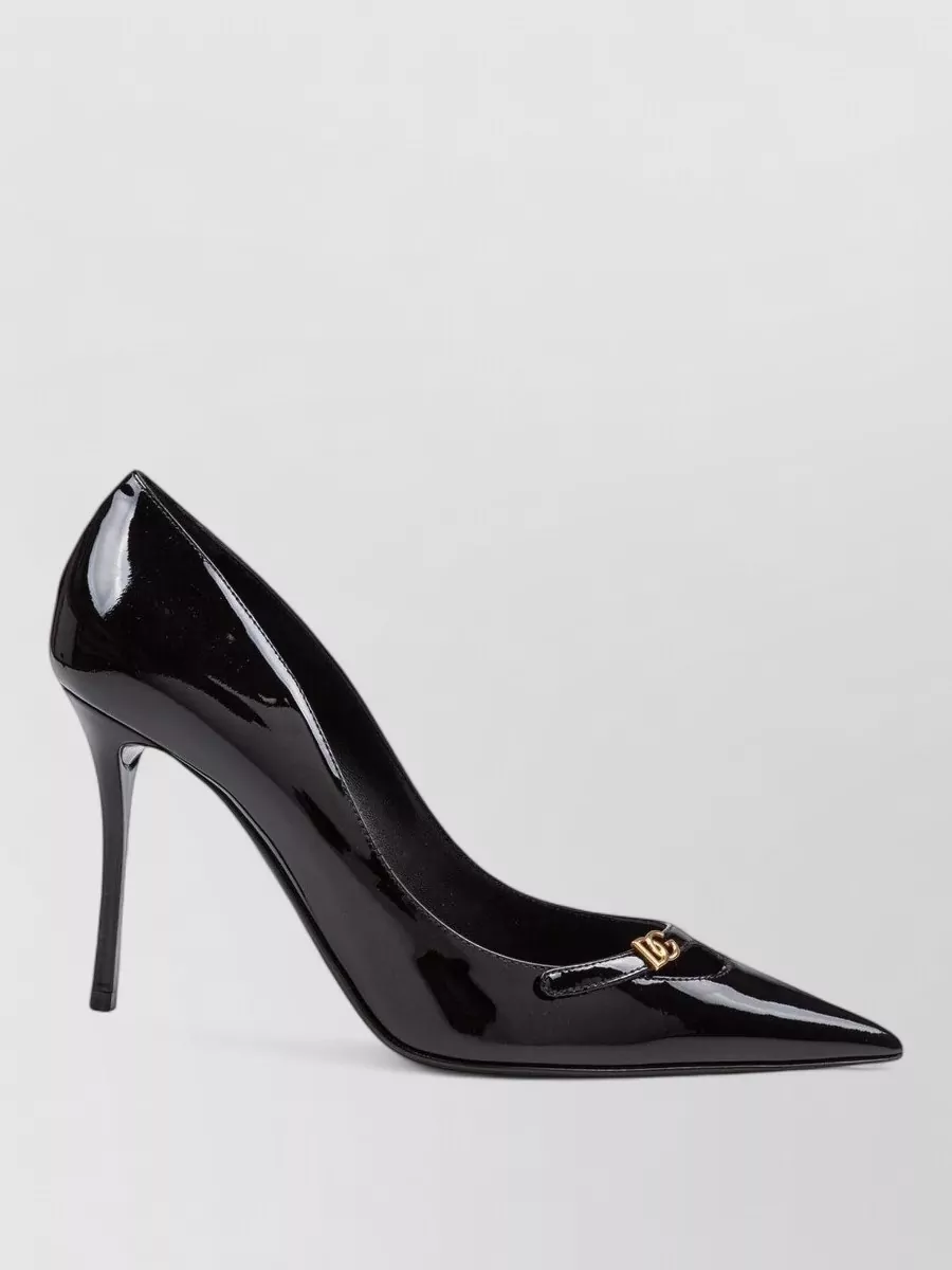 Dolce&Gabbana leather pointed-toe pumps