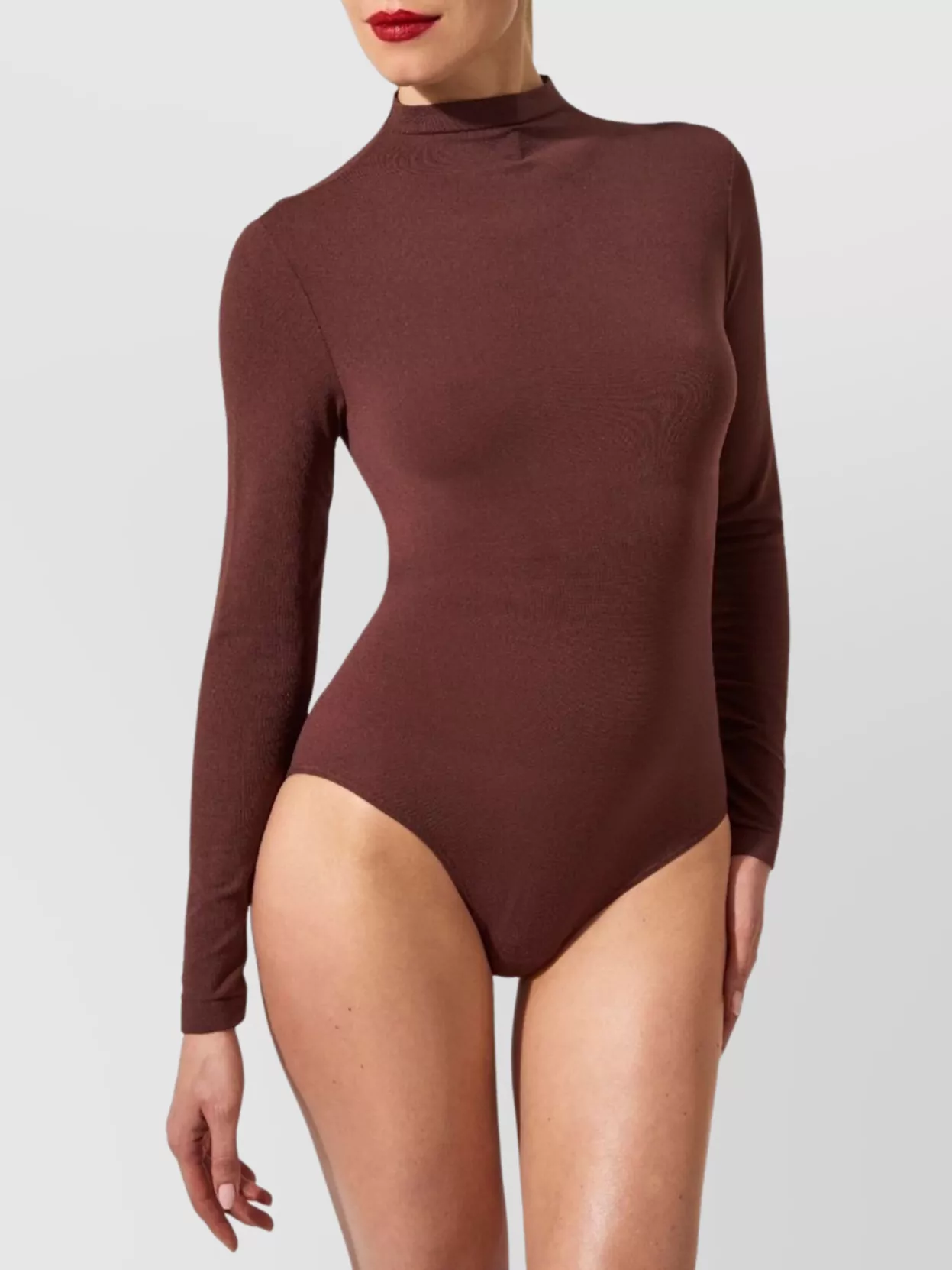 Wolford High Neck Long Sleeve Stretch Body