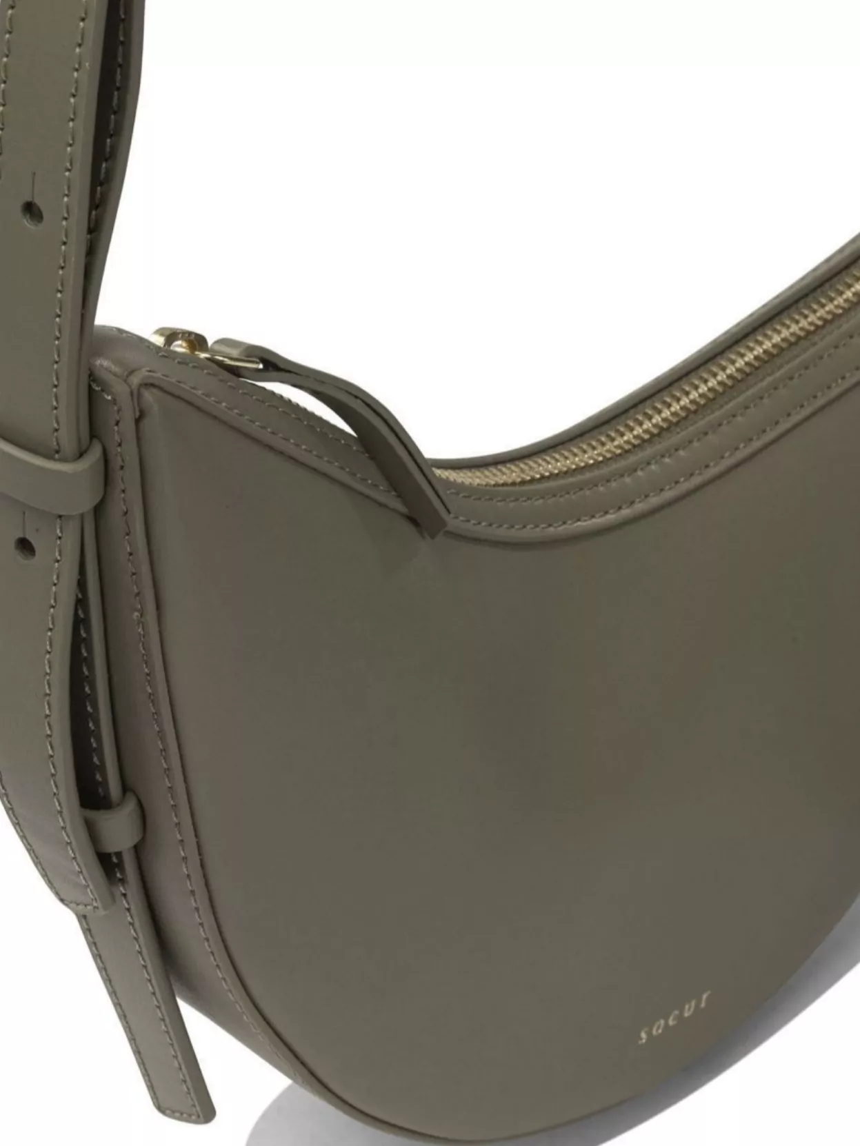 Soeur Curved Shoulder Bag Adjustable Strap