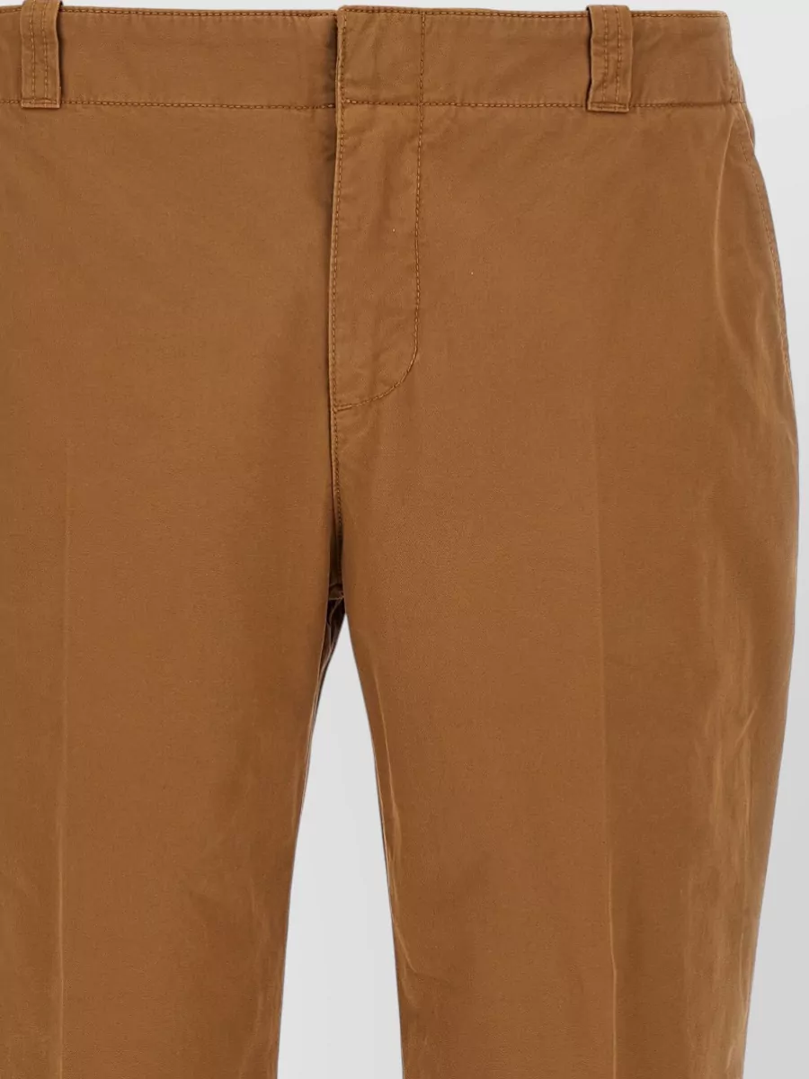 Mc Queen Low-Rise Straight-Leg Chinos