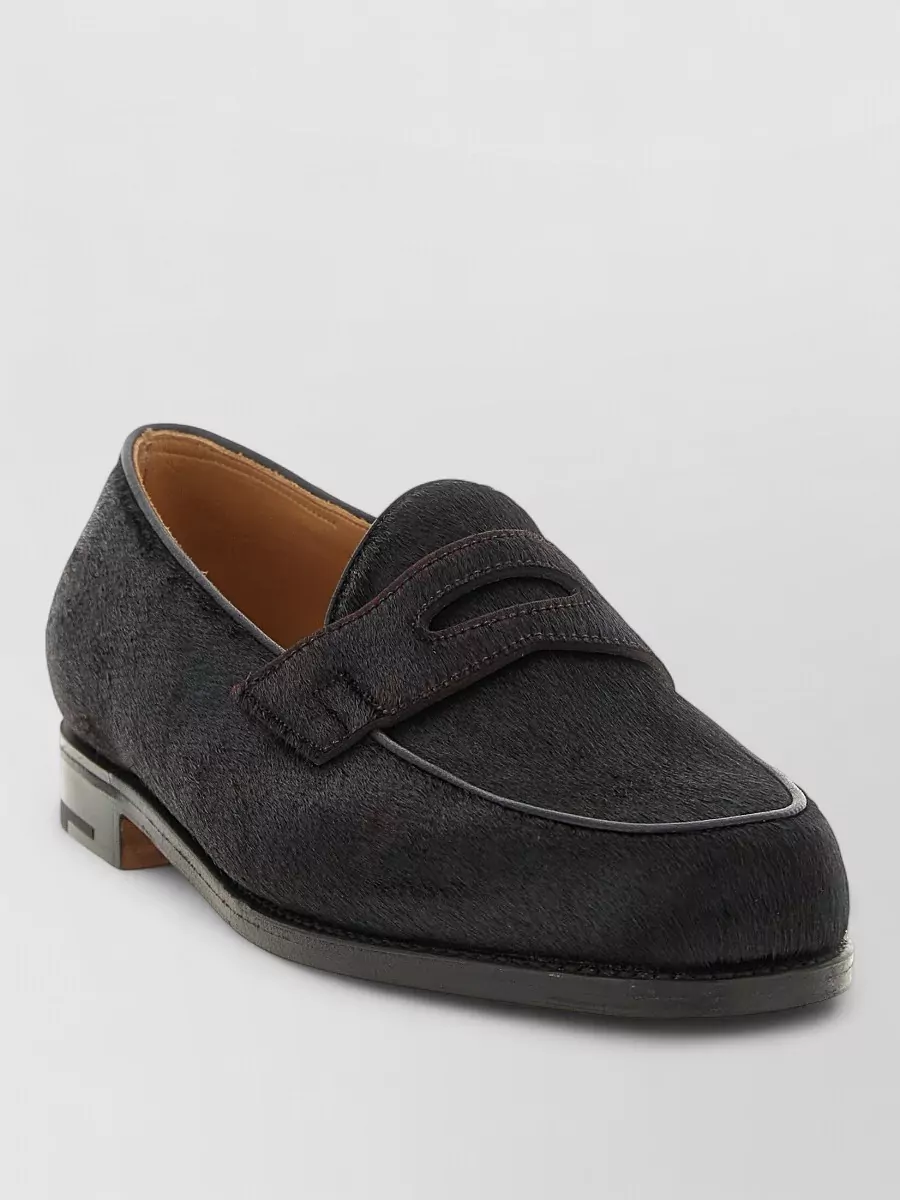 John Lobb calf leather loafers