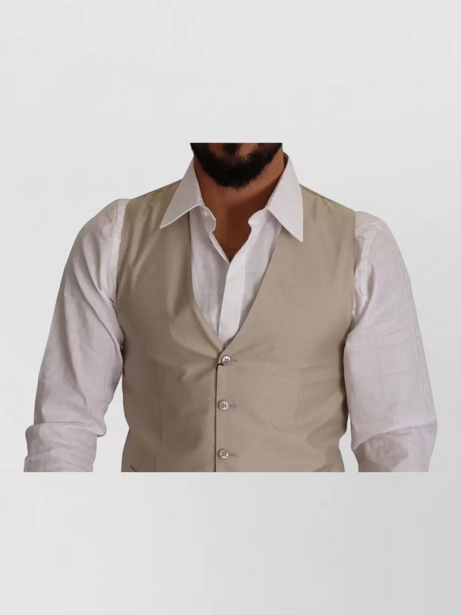 Dolce&Gabbana Silk Slim-Fit Waistcoat