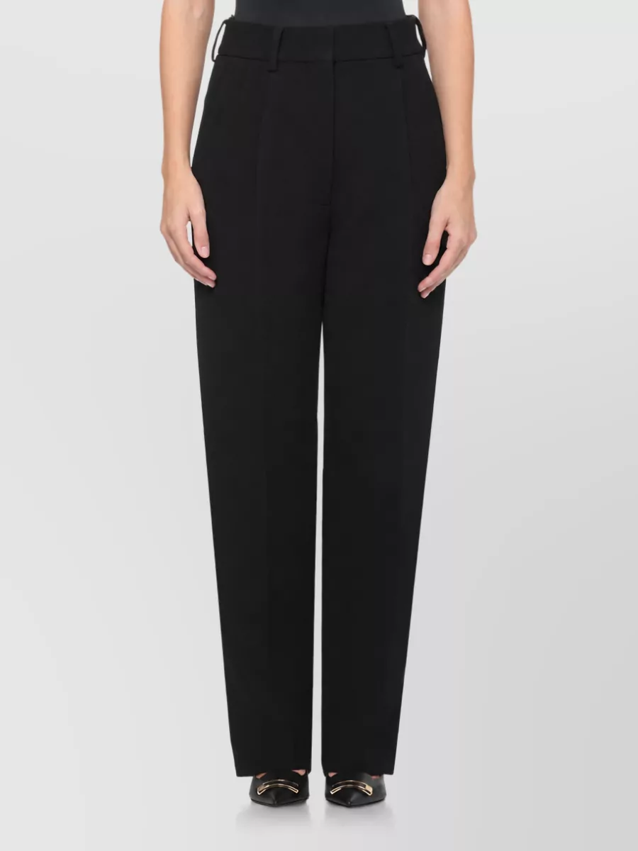 Blazé Milano Straight-Leg Wool Tailored Trousers