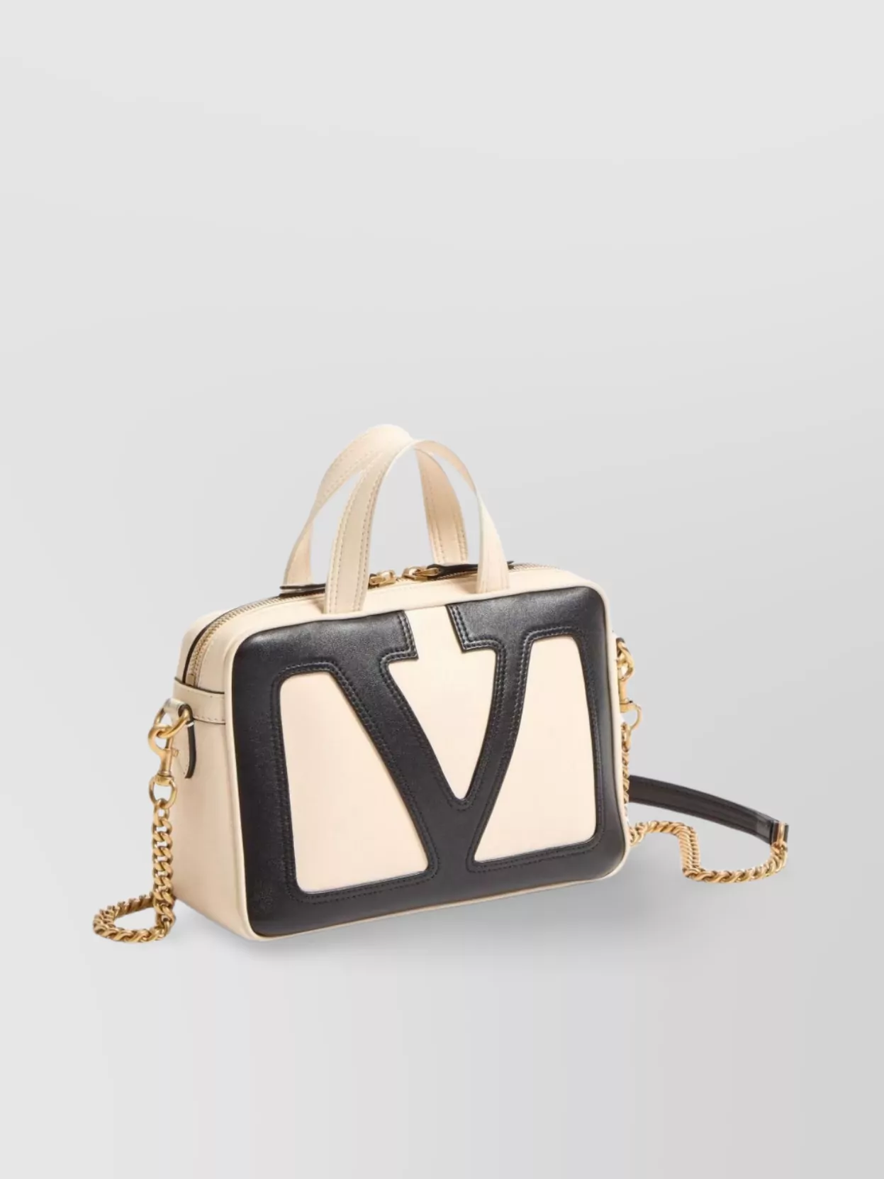 Valentino Viva Superstar Small Two-tone Leather Shoulder Bag